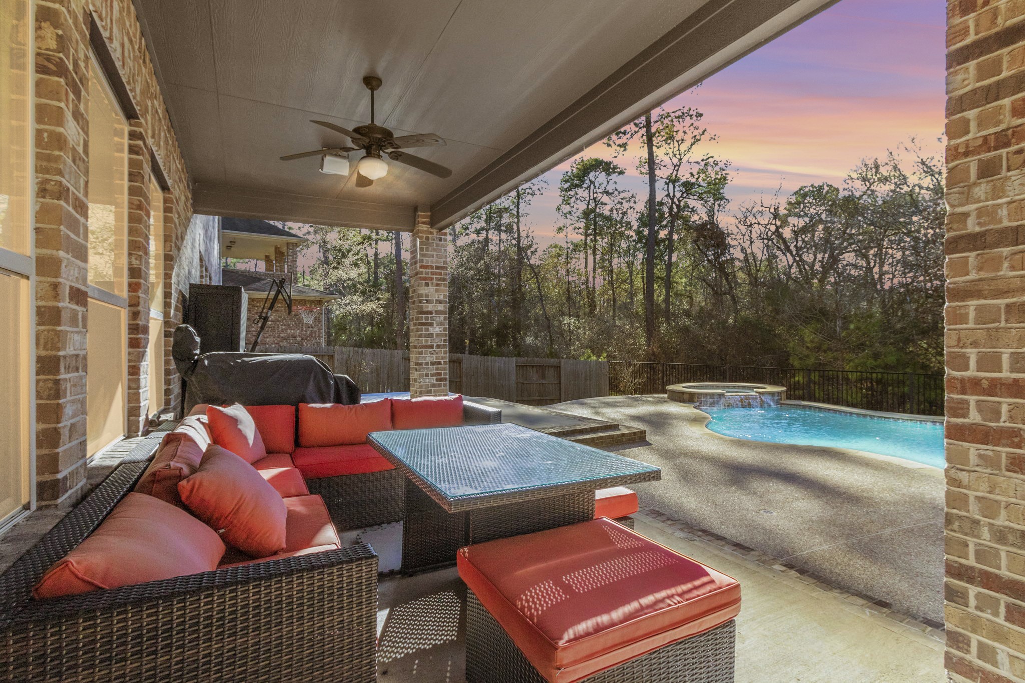 23211 Belted Kingfisher Trail Spring, TX 77389 - Photo 41 of 47 Huge covered back porch to enjoy your time at home