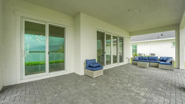 a view of a couches in the patio