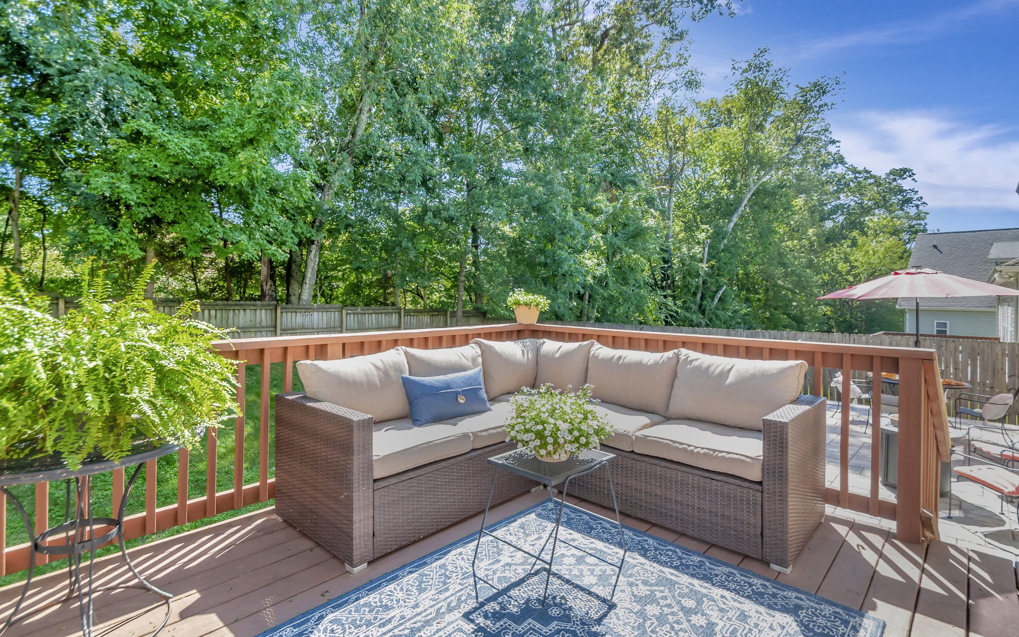 1118 Golf View Way Spring Hill, TN 37174 - Photo 21 of 30 a view of a patio with couches and potted plants
