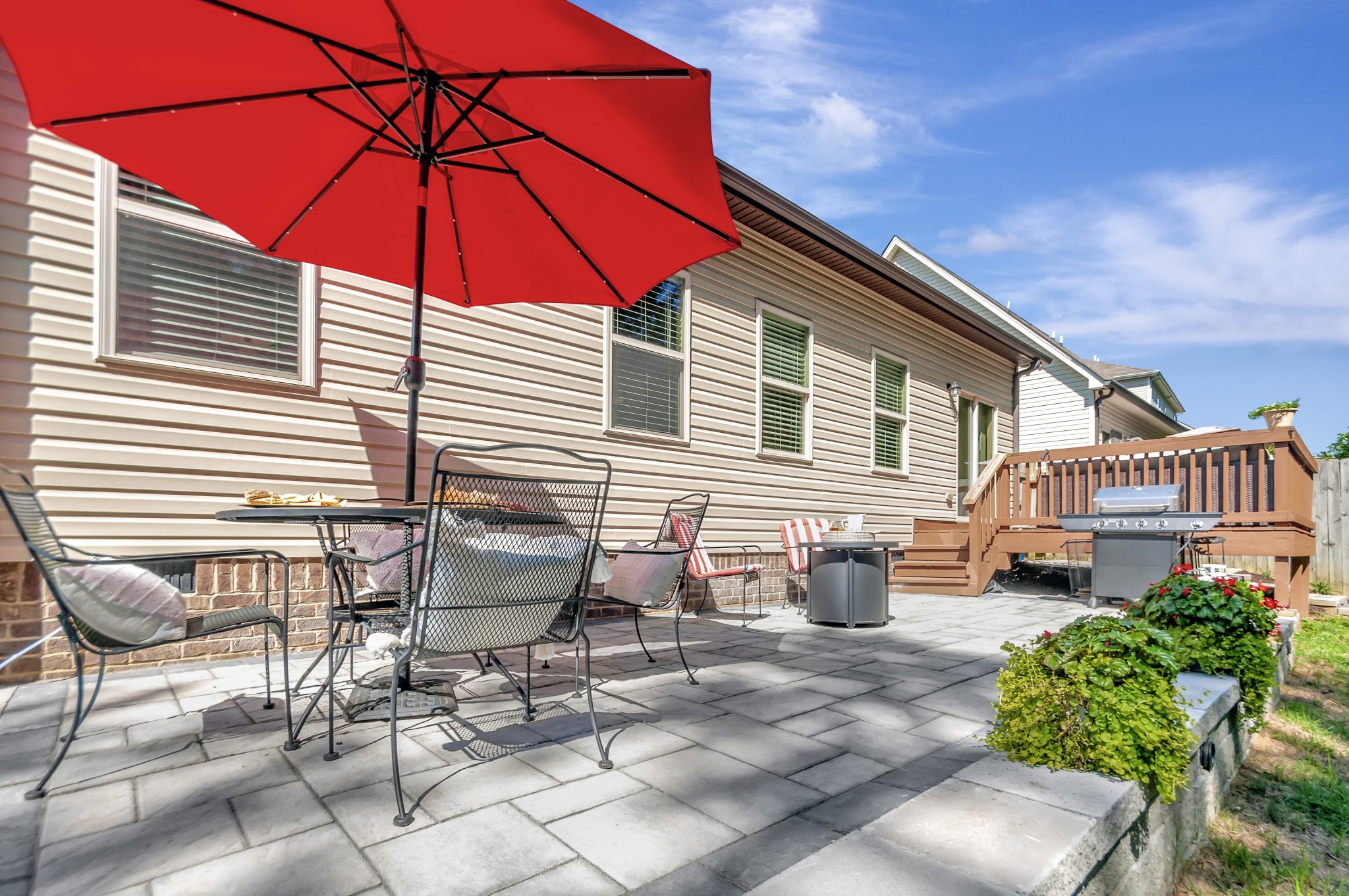 1118 Golf View Way Spring Hill, TN 37174 - Photo 23 of 30 a table and chairs in the patio