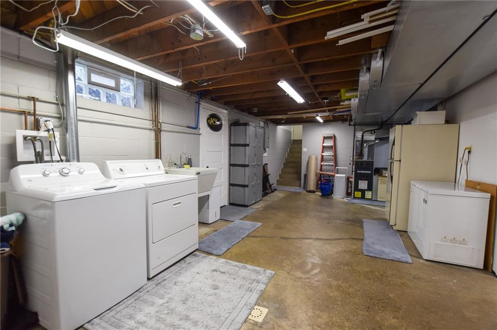107 Cole Road Sarver, PA 16055 - Photo 15 of 21 a utility room with dryer and washer