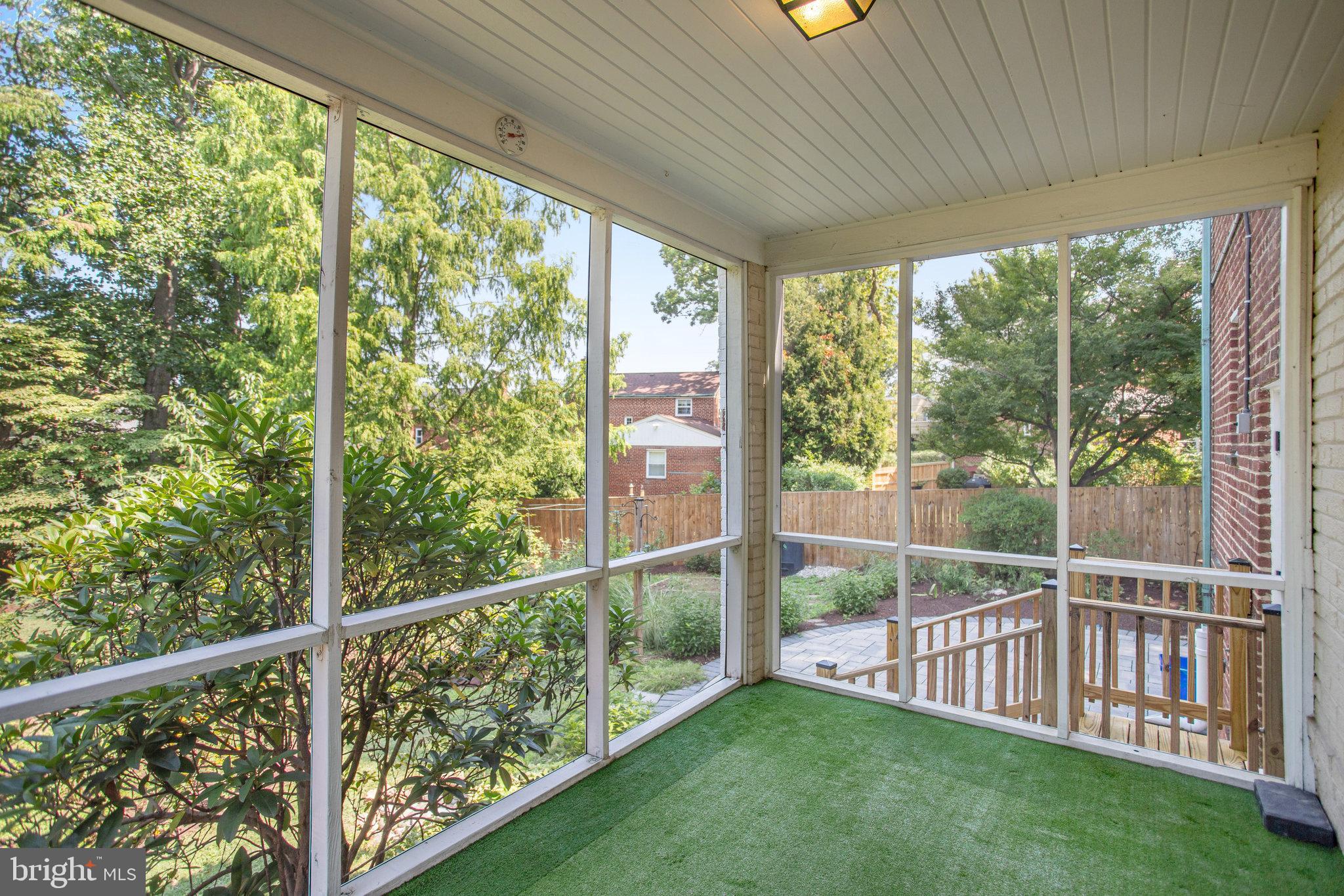 2603 Spencer Road Chevy Chase, MD 20815 - Photo 38 of 49 Screened porch