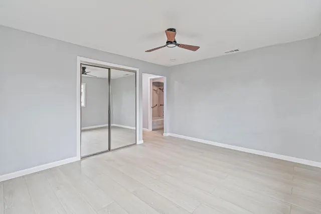wooden floor in an empty room