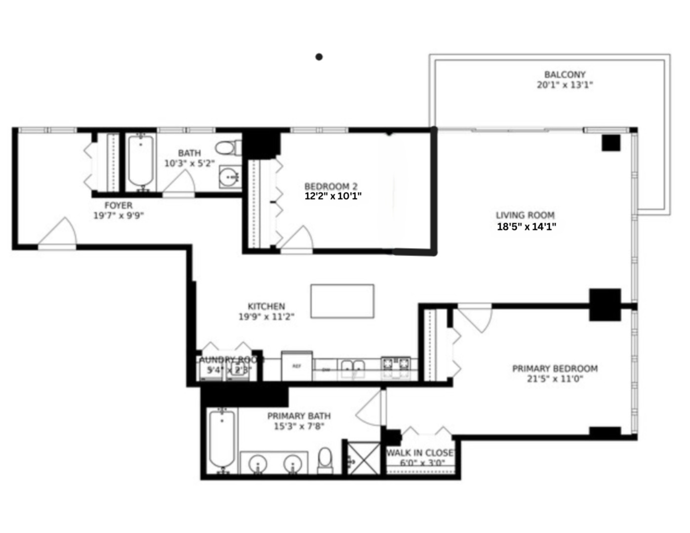 321 South Sangamon Street, Unit 305 Chicago, IL 60607 - Photo 13 of 13 Gallery Image 13