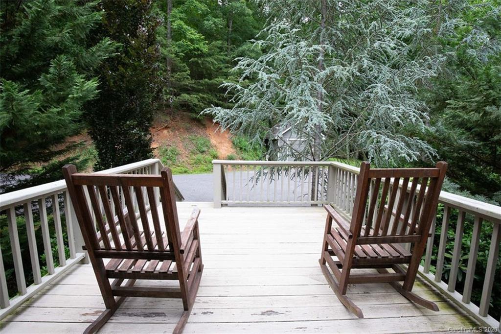 136 Dars Lane Tuckasegee, NC 28783 - Photo 24 of 48 a view of balcony with furniture