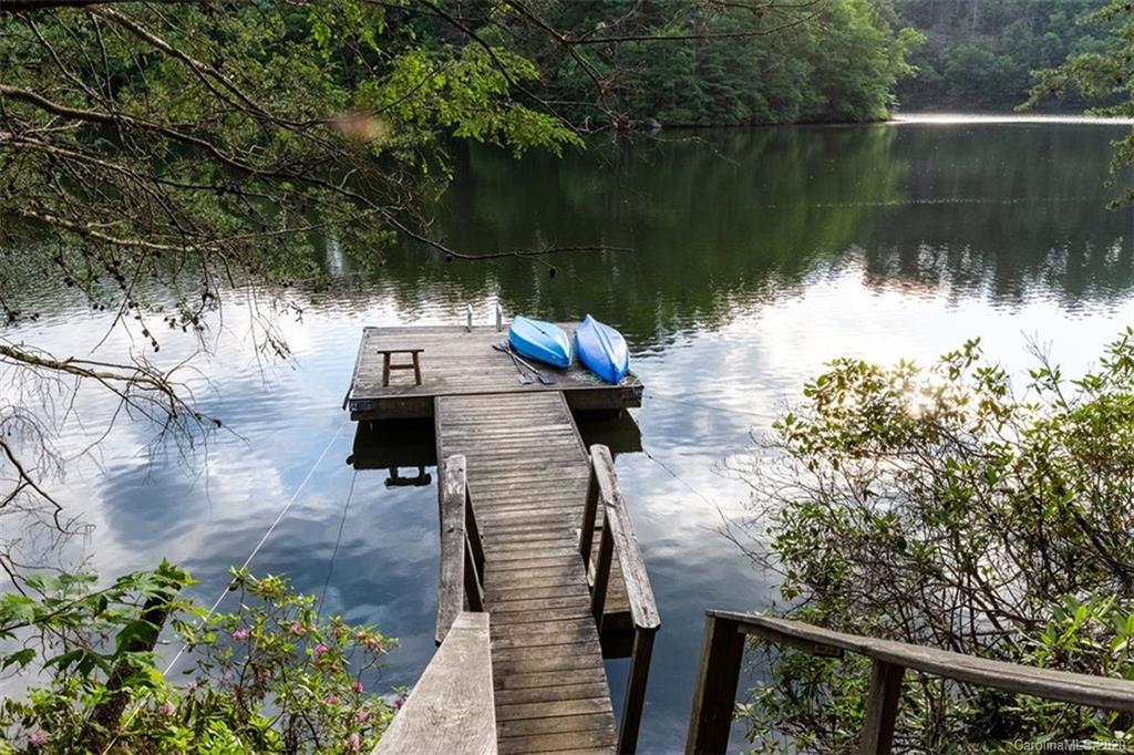 136 Dars Lane Tuckasegee, NC 28783 - Photo 43 of 48 a view of a lake from a balcony