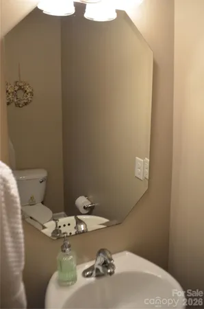 a bathroom with a sink and a toilet