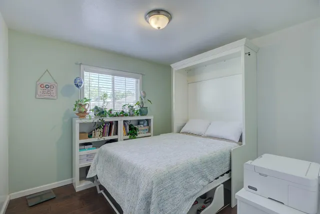 a room with storage and utility