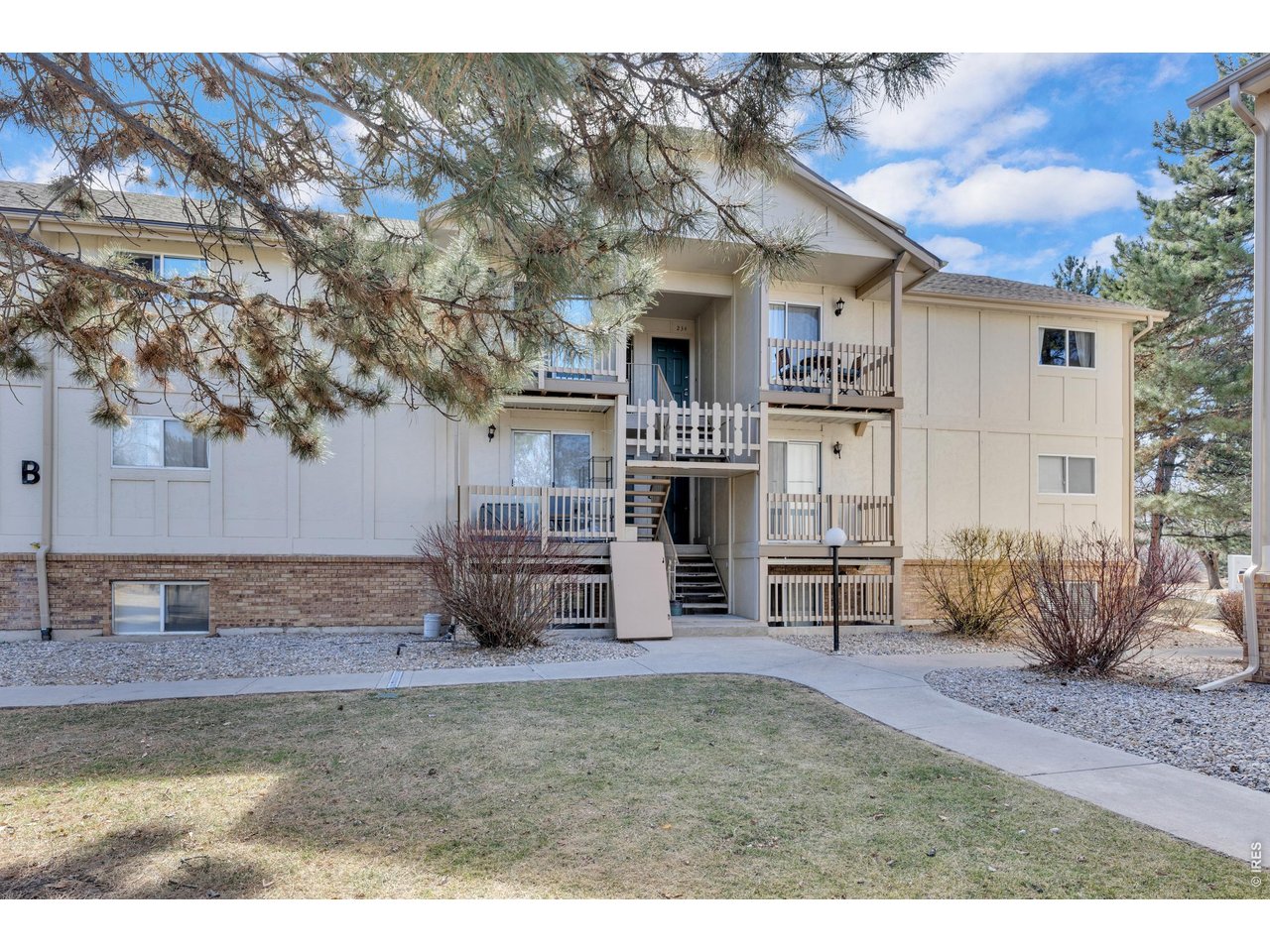 1024 East Swallow Road, Unit 234 Fort Collins, CO 80525 - Photo 17 of 21 a view of a house with backyard and a tree