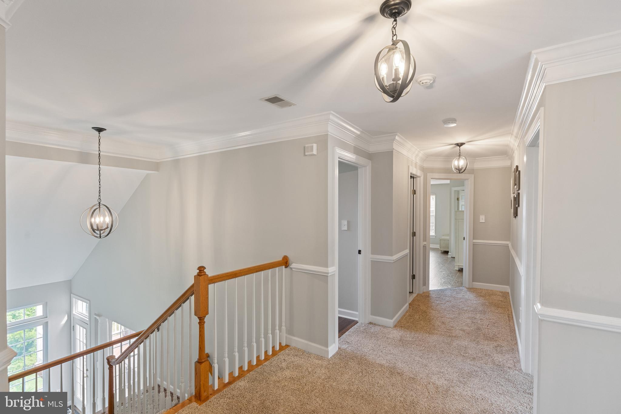 11030 Country Club Road New Market, MD 21774 - Photo 24 of 63 Upper level hall. Moulding for days.