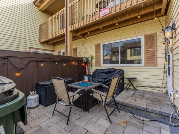 a backyard of a house