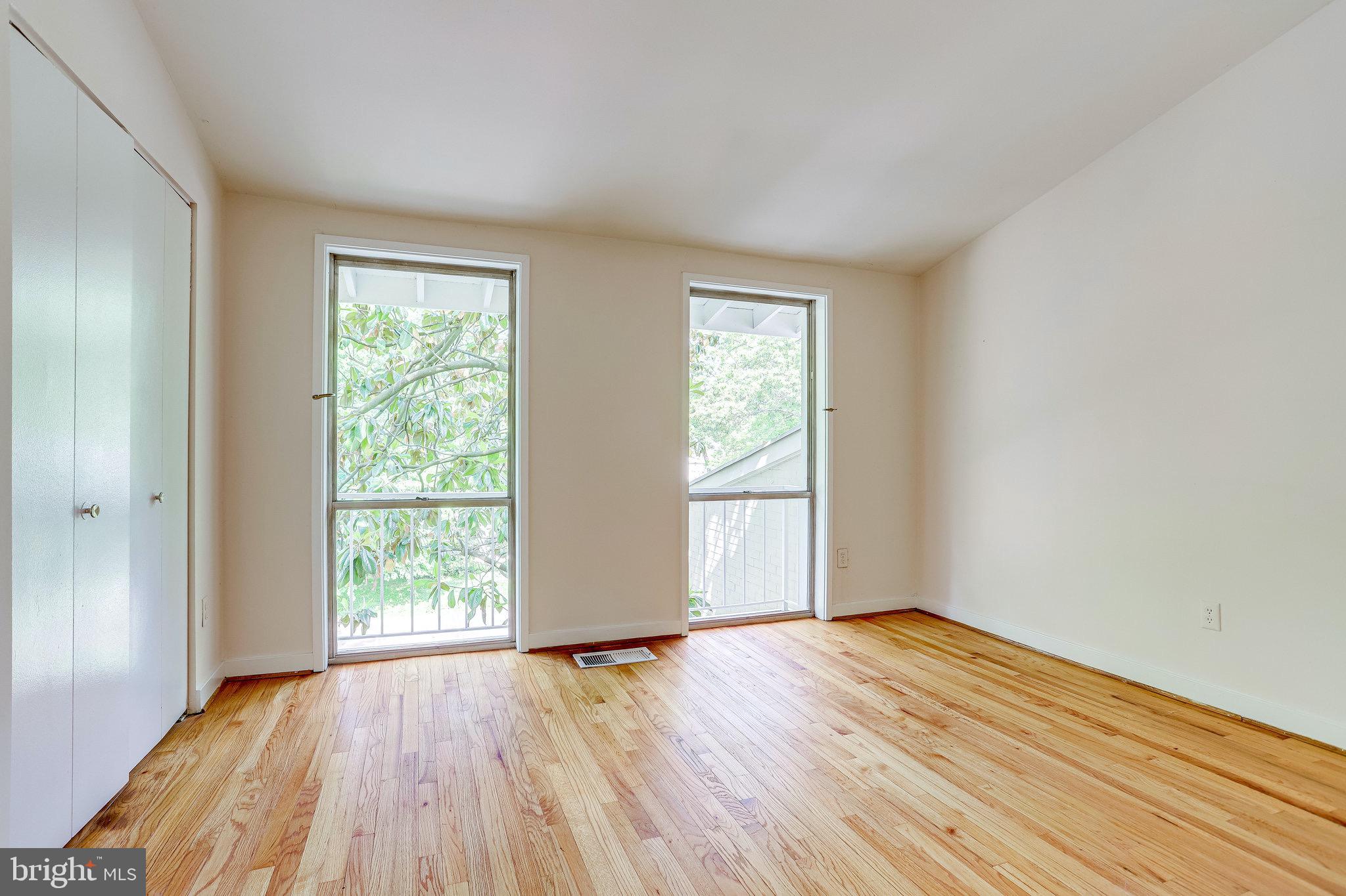 11455 Waterview Cluster Reston, VA 20190 - Photo 41 of 74 Bedroom 2 on 3rd Level with Juliet Balconies