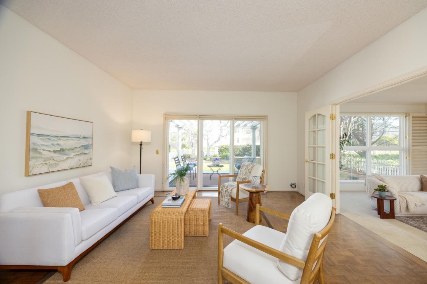 21 Pinehurst Lane Half Moon Bay, CA 94019 - Photo 15 of 43 a living room with furniture and a large window