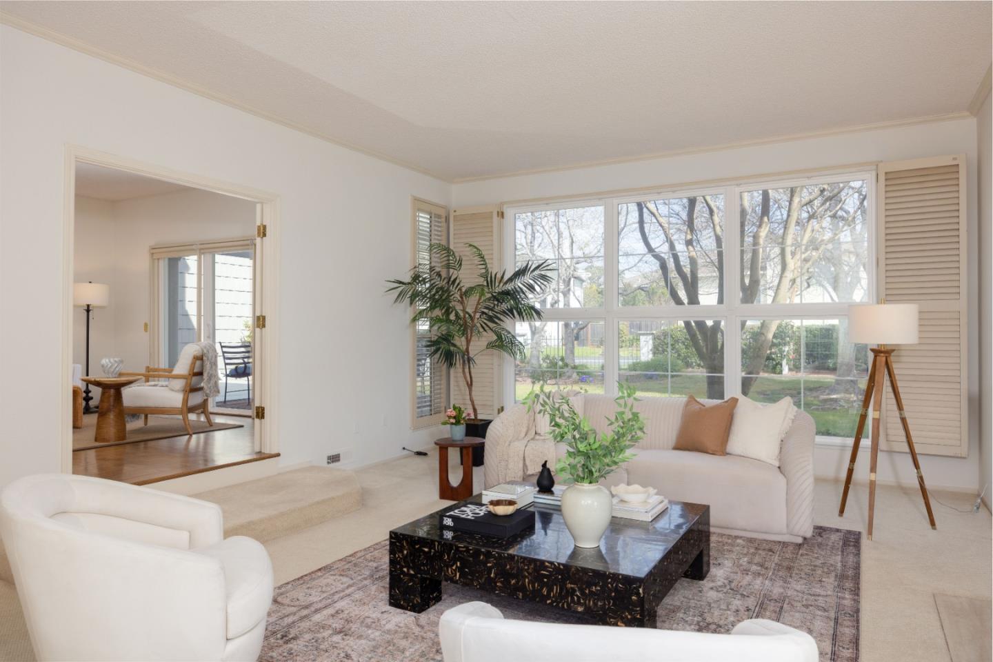 21 Pinehurst Lane Half Moon Bay, CA 94019 - Photo 7 of 43 a living room with furniture and a large window
