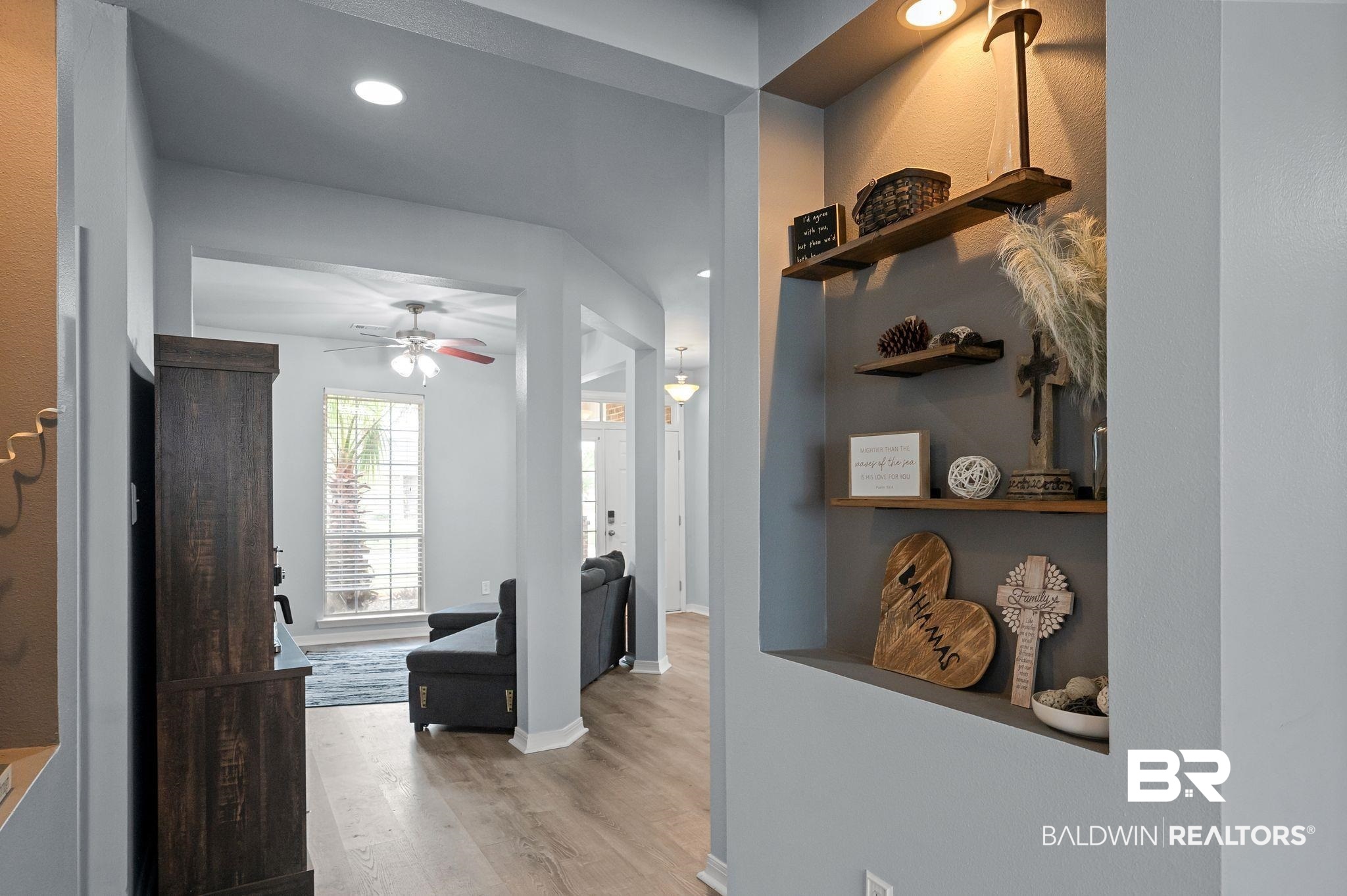 1287 Pembroke Way Foley, AL 36535 - Photo 11 of 39 Hallway with recessed lighting and light wood-style flooring