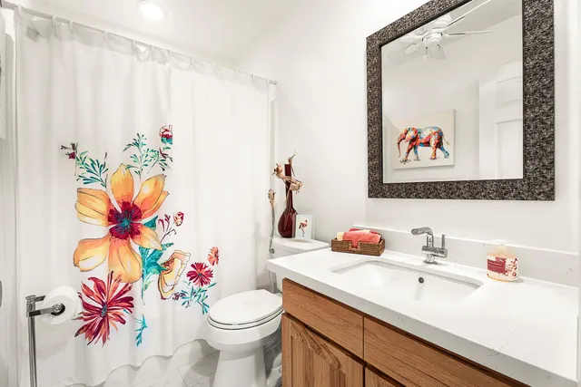 a view of a chairs and table in a patio