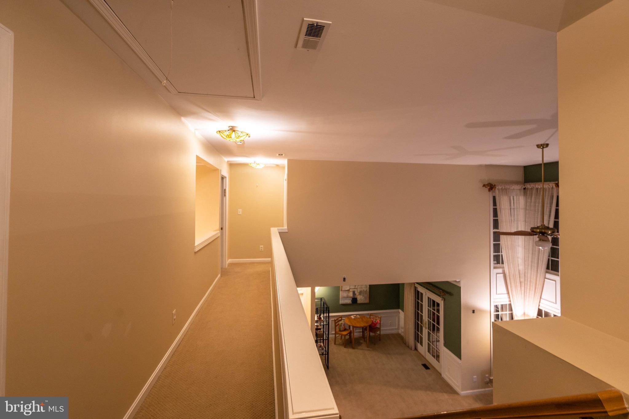 17 Eagleton Farm Road Newtown, PA 18940 - Photo 46 of 85 2ND FLOOR HALL WAY OVERLOOKING VAULTED LIVING ROOM