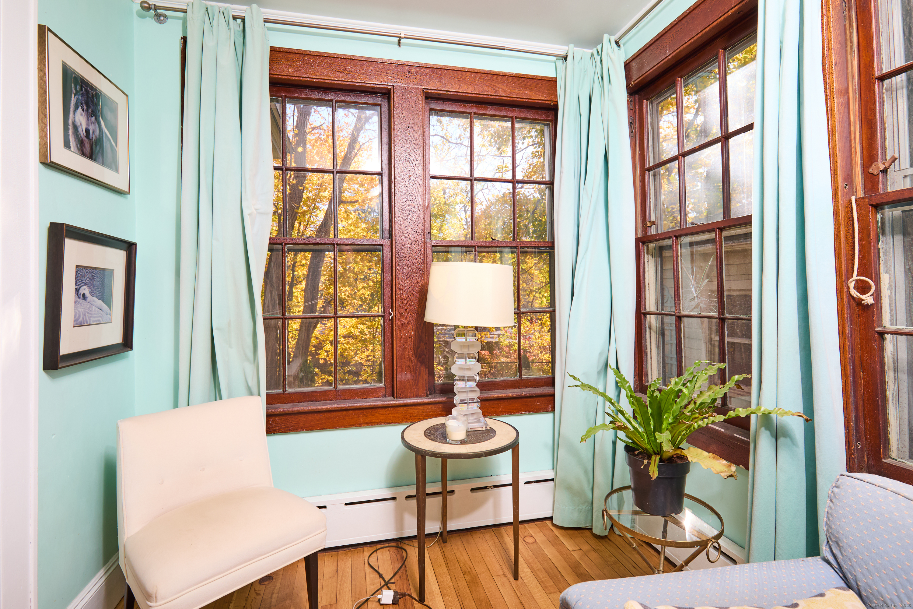 155 Moody Avenue Fairfield, CT 06825 - Photo 13 of 34 a living room with furniture and a potted plant
