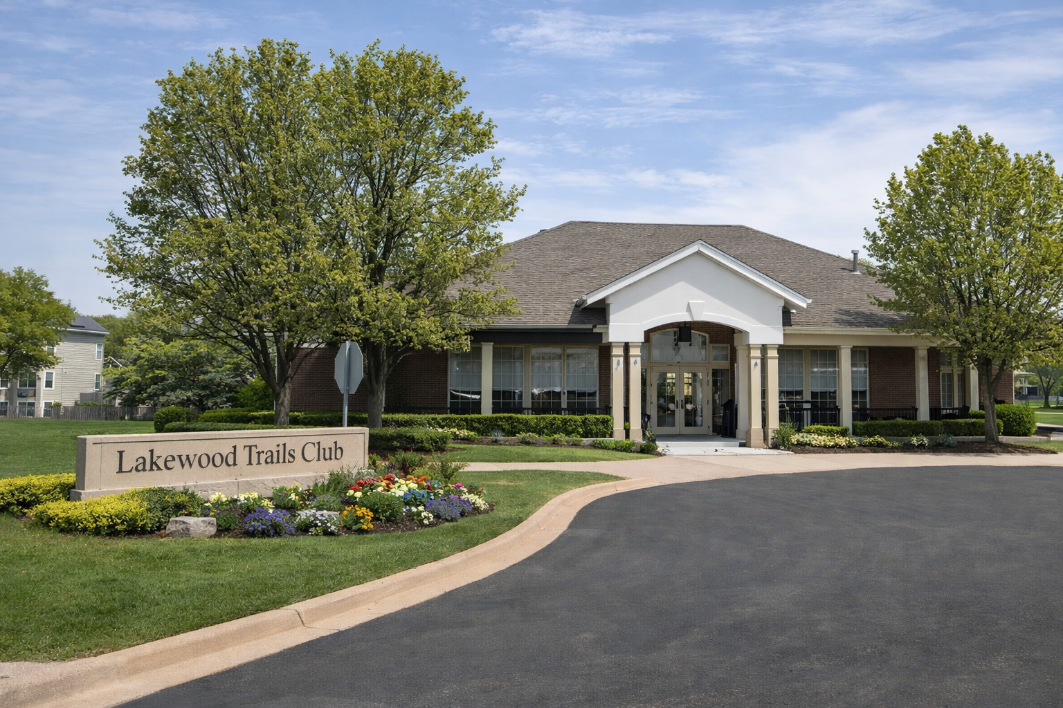 1403 Fabiola Court South Minooka, IL 60447 - Photo 29 of 30 a front view of a house with a yard and trees