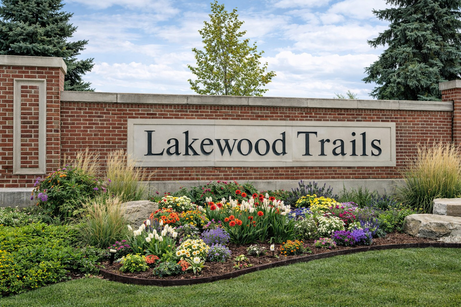 1403 Fabiola Court South Minooka, IL 60447 - Photo 30 of 30 a view of sign board and garden