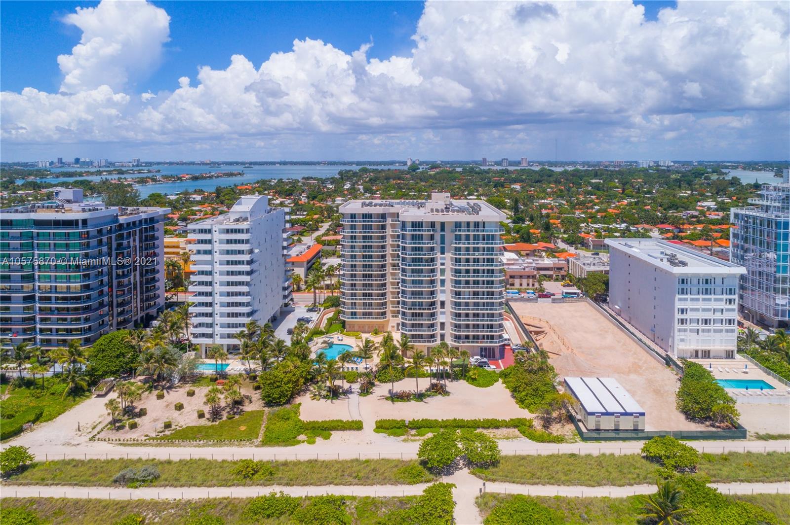 8925 Collins Avenue, Unit 9B Surfside, FL 33154 - Photo 41 of 46 a view of a city with tall buildings