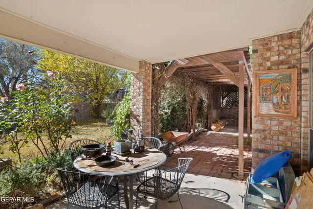 a view of outdoor space with trees