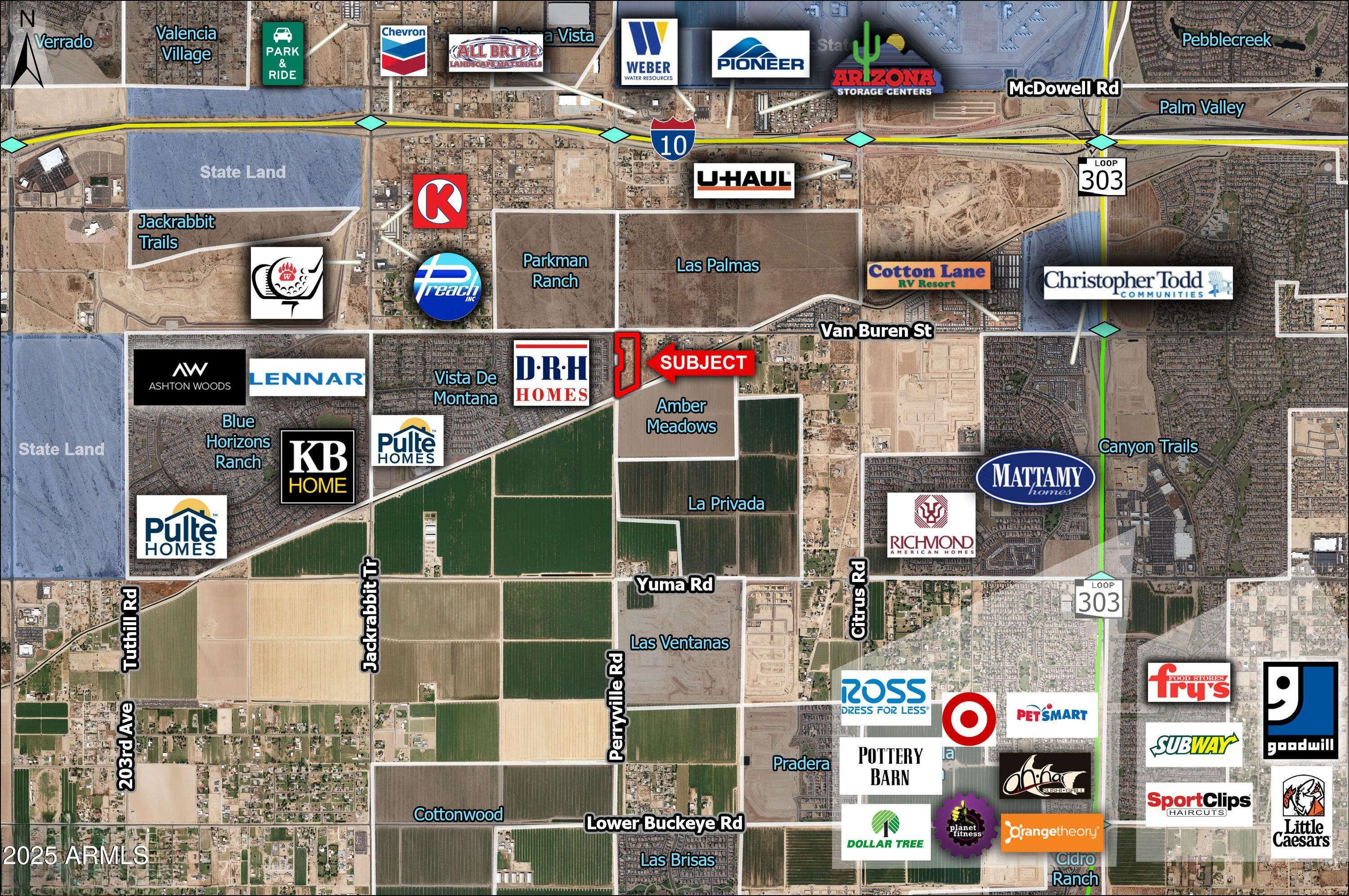 219 North Perryville Road Goodyear, AZ 85338 - Photo 2 of 6 a bunch of street signs outside the stores