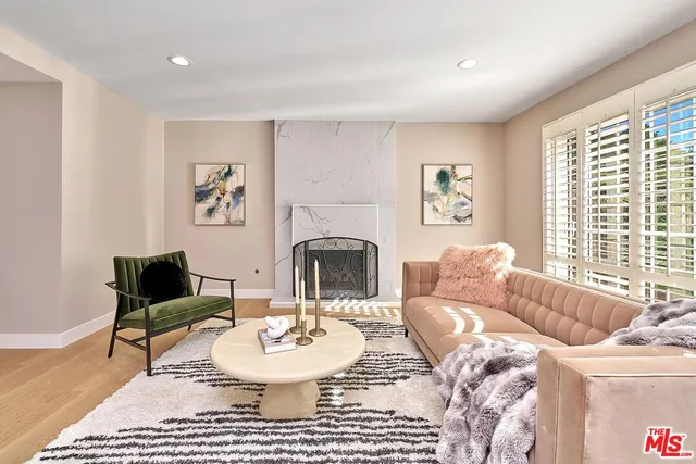 an aerial view of multiple houses