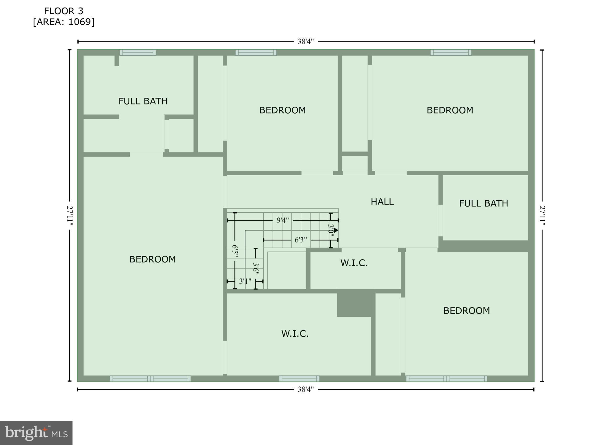 7767 Monaghan Road Glen Burnie, MD 21060 - Photo 46 of 48 GLA Floor Plan
