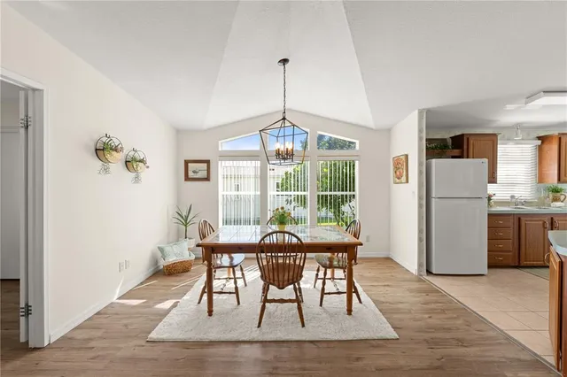 a living room with furniture potted plant and a window