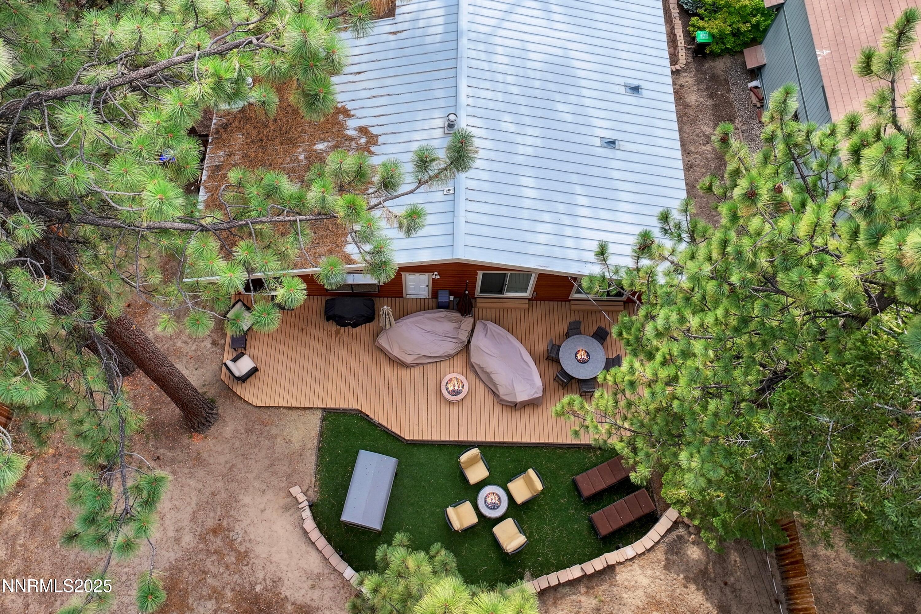 301 Chimney Rock Road Stateline, NV 89449 - Photo 36 of 38 a view of table and chairs in patio