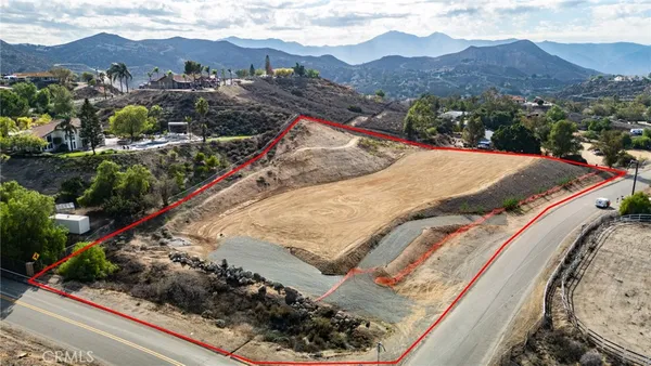 a view of a house with a mountain