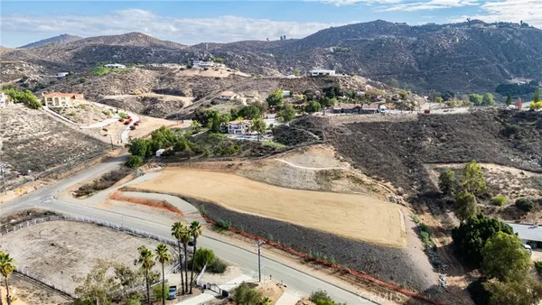 a view of a city with a mountain