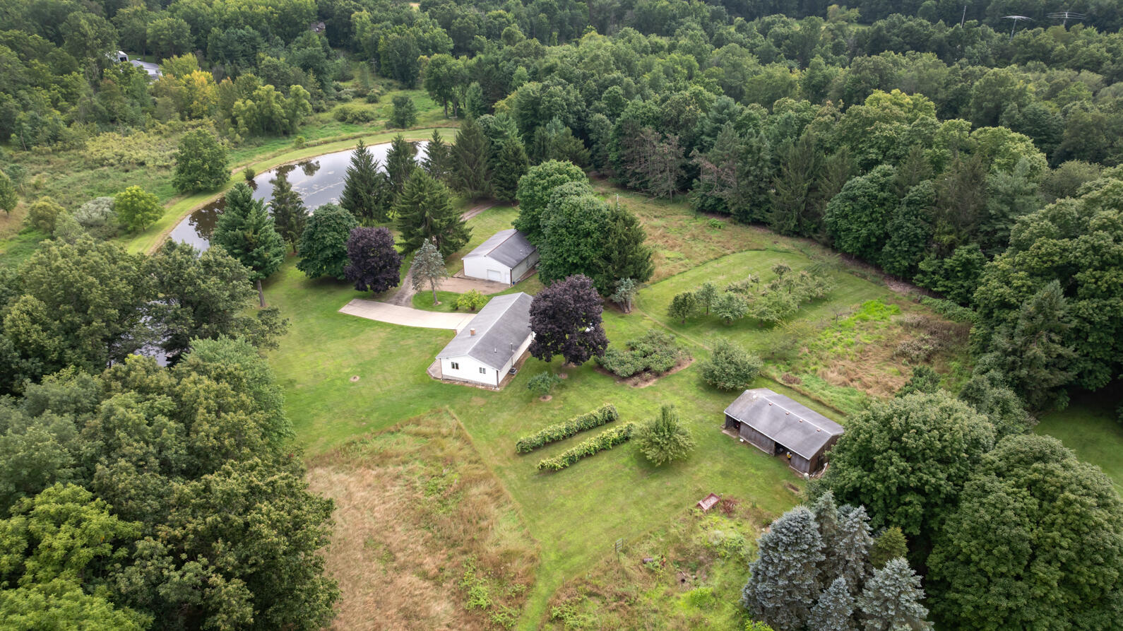 4475 North Sandstone Road Parma, MI 49269 - Photo 56 of 76 4475 N. Sandstone Rd Parma MI (Aerial) -