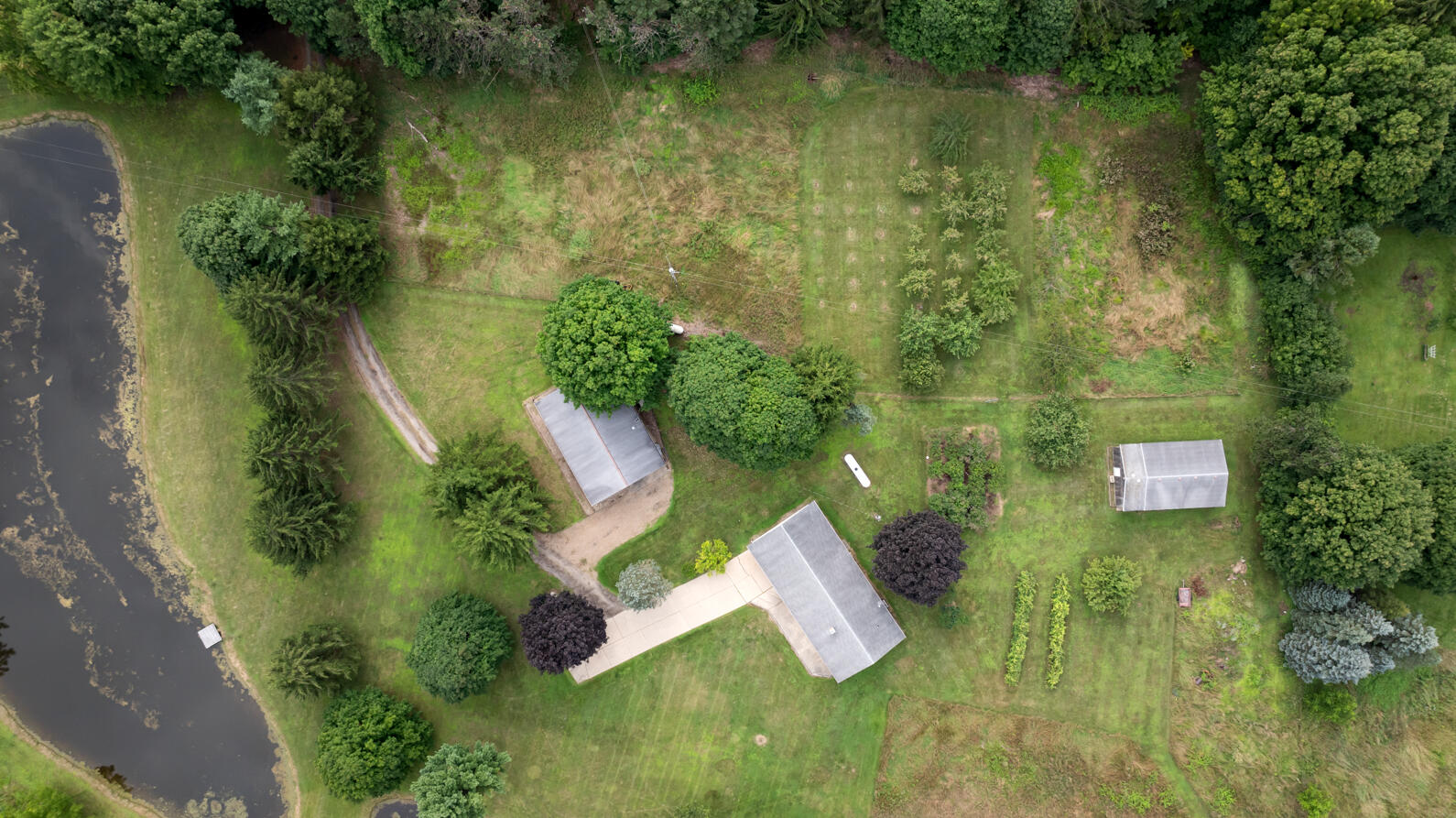 4475 North Sandstone Road Parma, MI 49269 - Photo 58 of 76 4475 N. Sandstone Rd Parma MI (Aerial) -