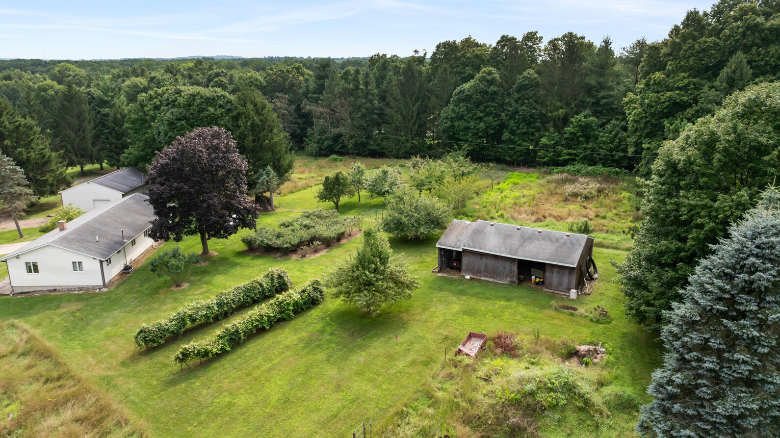 4475 North Sandstone Road Parma, MI 49269 - Photo 60 of 76 4475 N. Sandstone Rd Parma MI (Aerial) -