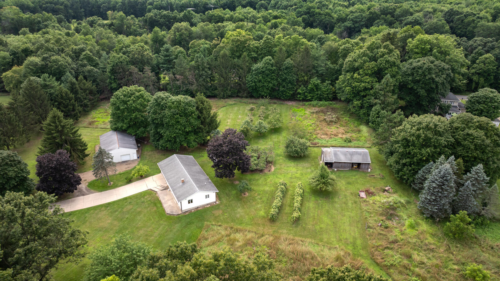 4475 North Sandstone Road Parma, MI 49269 - Photo 71 of 76 4475 N. Sandstone Rd Parma MI (Aerial) -