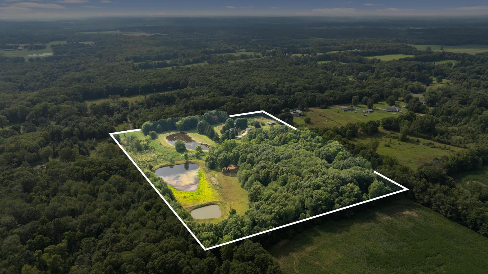 4475 North Sandstone Road Parma, MI 49269 - Photo 76 of 76 4475 N. Sandstone Rd Parma MI (Aerial) -