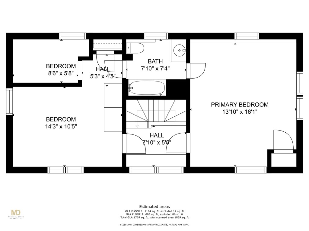 37 Continental Drive Middletown, RI 02842 - Photo 48 of 50 Second Floor. Two bedrooms and Dressing room/Office and Bath