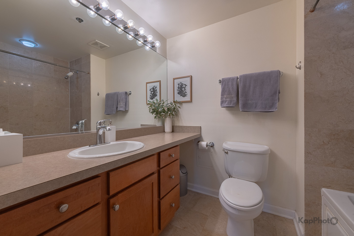 1212 North Wells Street, Unit 303 Chicago, IL 60610 - Photo 15 of 22 a bathroom with a toilet sink and mirror