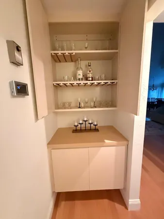 a close view of cabinet