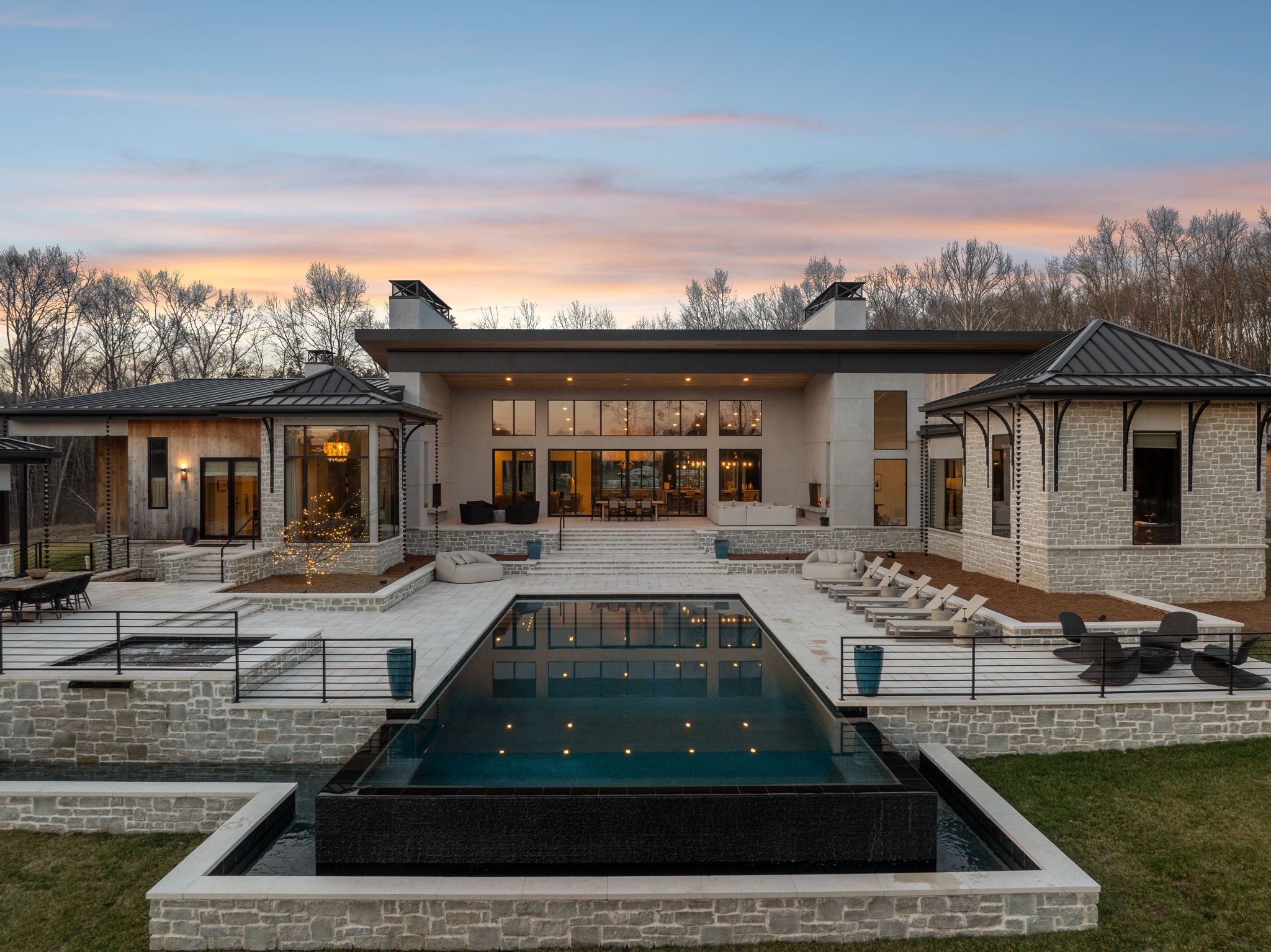 4640 Murfreesboro Road Franklin, TN 37067 - Photo 3 of 79 a view of a house with swimming pool and furniture