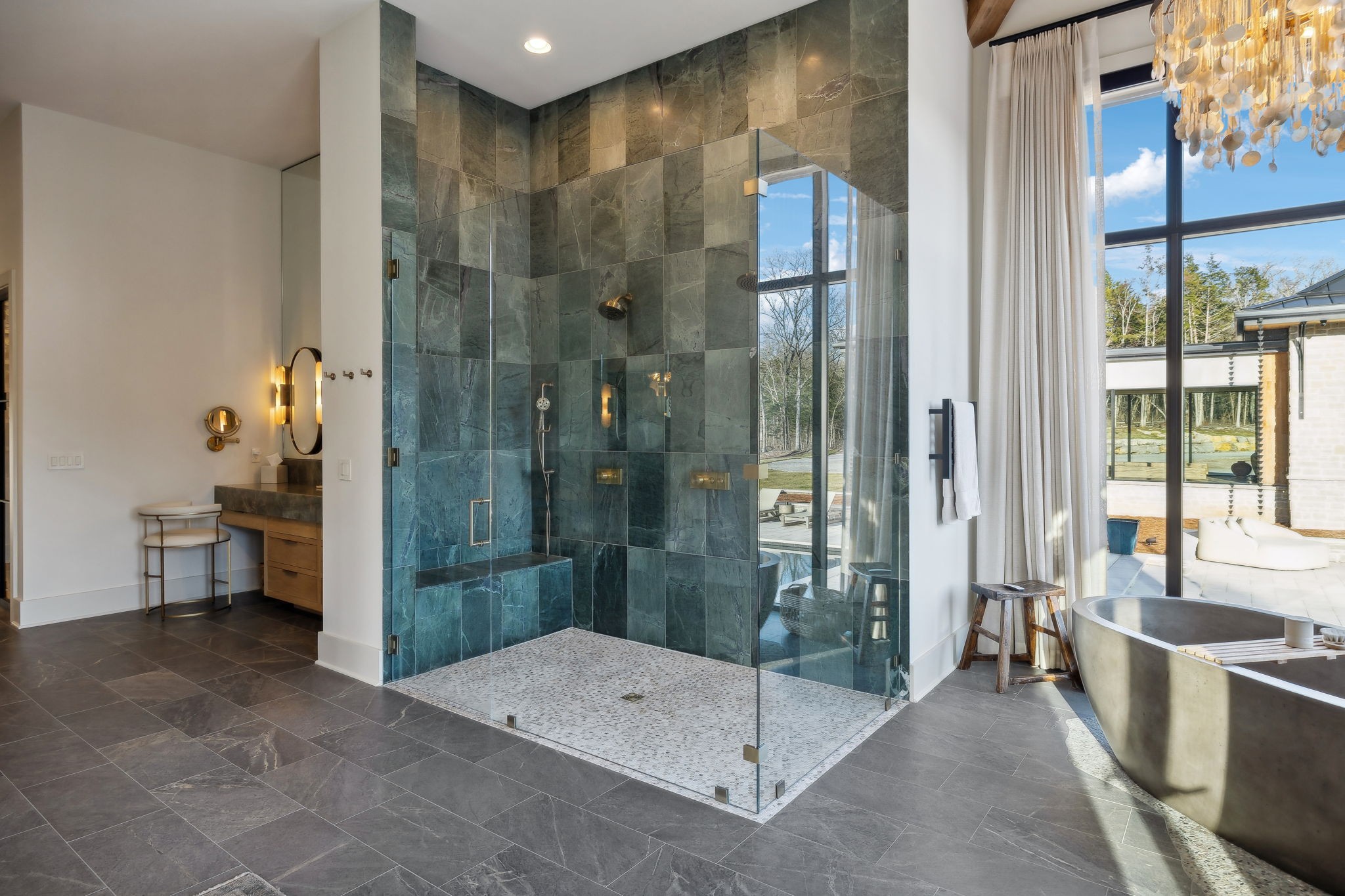 4640 Murfreesboro Road Franklin, TN 37067 - Photo 40 of 79 a bathroom with a tub and shower