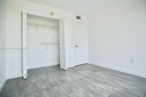 a view of an empty room