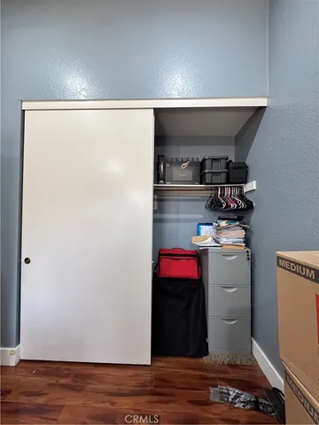 a room with storage and utility