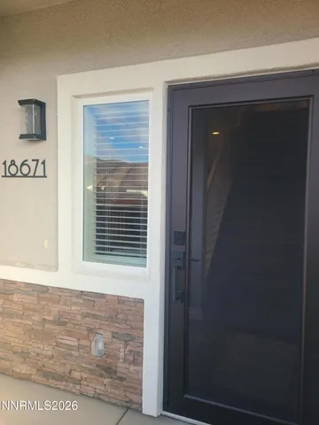 a view of garage with furniture