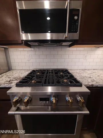 a close up of a stove top oven
