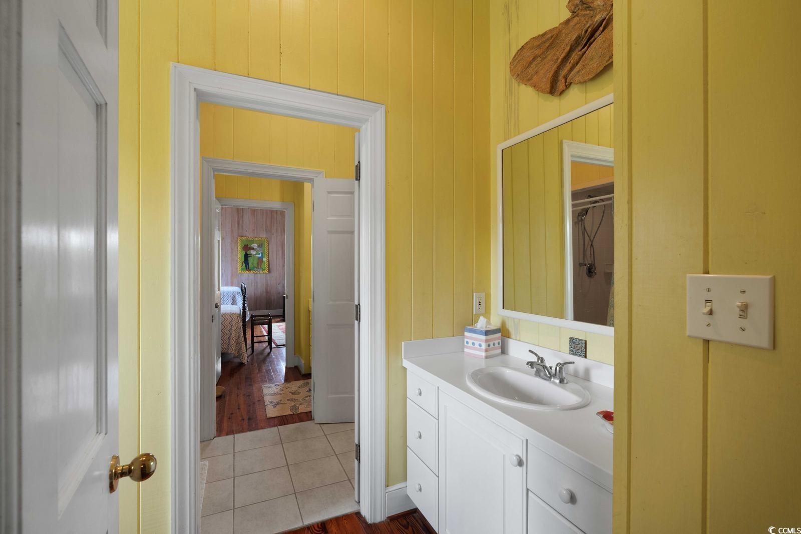 315 Lofton Court McClellanville, SC 29458 - Photo 38 of 40 Bathroom with vanity and tile patterned flooring