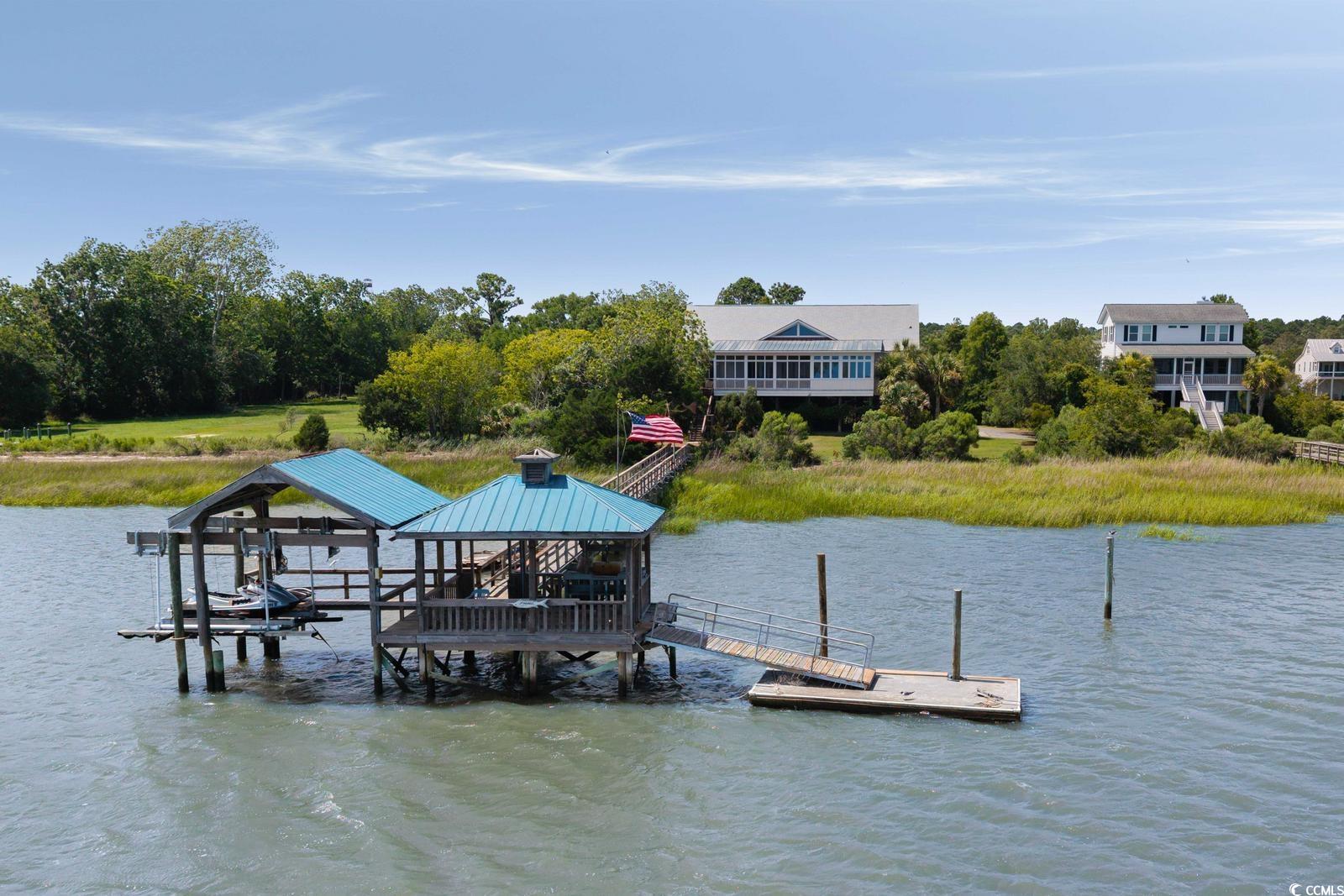 315 Lofton Court McClellanville, SC 29458 - Photo 10 of 40 Dock featuring a water view