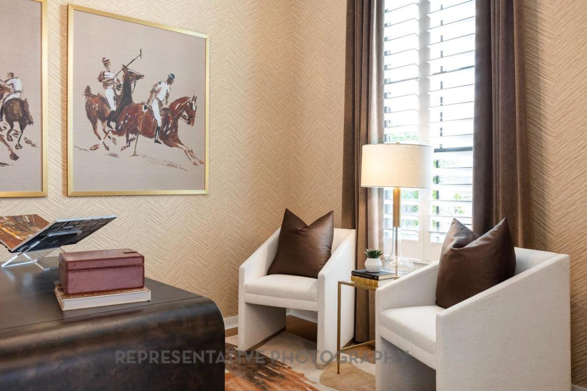 205 Leaning Rock Ridge Austin, TX 78737 - Photo 14 of 40 a living room with furniture and a large window